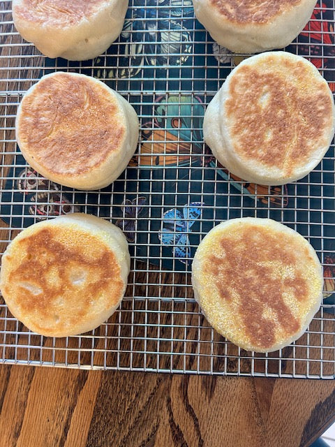 Sourdough English Muffins