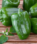 Green Bell Peppers product of Star Gazer Farm